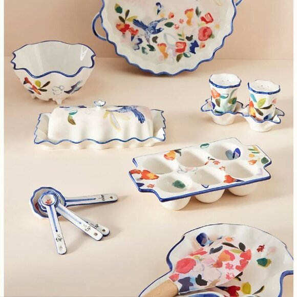 NWT Anthropologie Luna Breakfast Bakeware Egg Crate - Picture 2 of 3